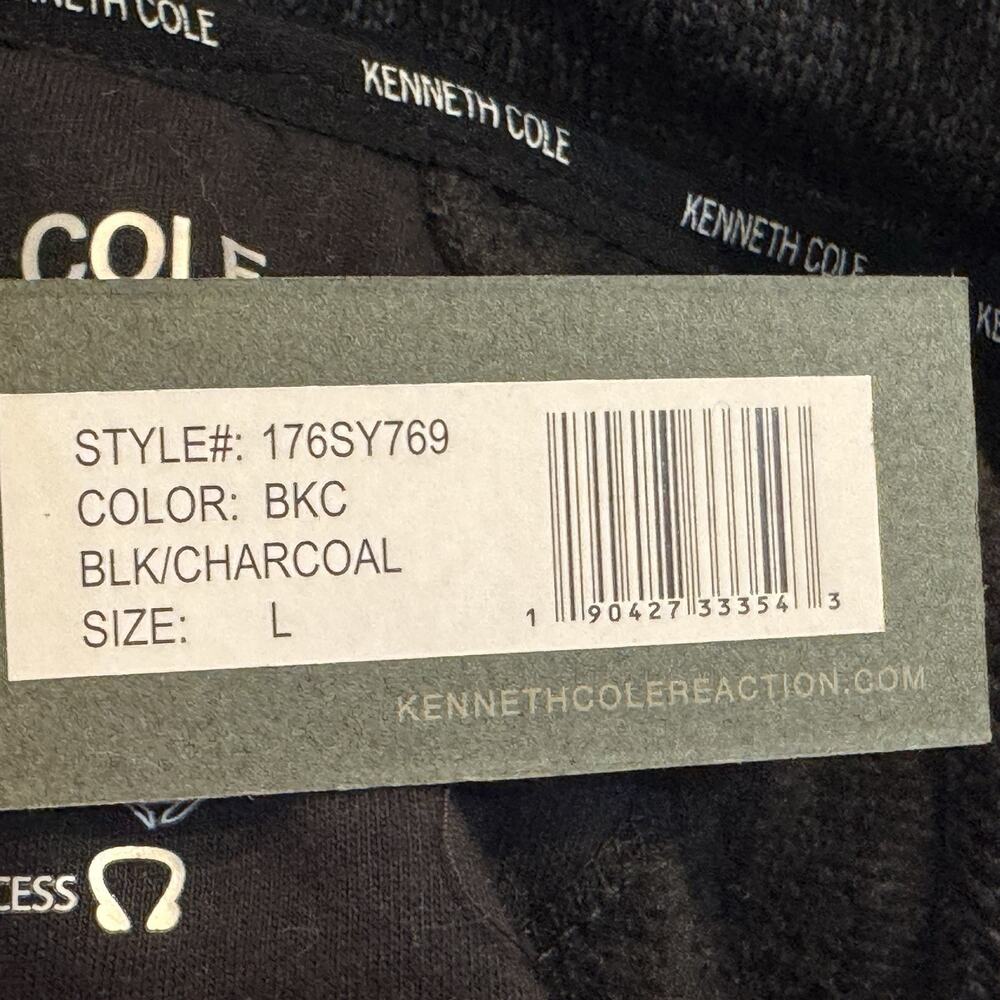 Kenneth Cole Reaction Hooded Jacket Women's Large‎ Charcoal Full Zip Pockets NEW - Picture 7 of 8